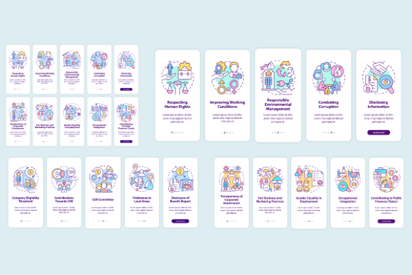 Elevating Corporate Responsibility: Designing Effective Onboarding with the CSR Related App Pages Bundle