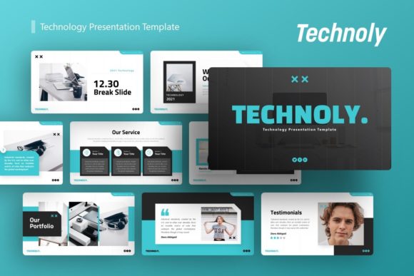 Introducing Technoly Technology Presentation: Elevating Modern Business Storytelling