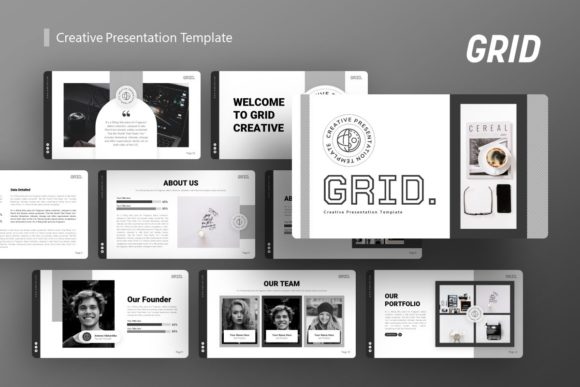 Presentation Template - Grid: A Versatile Framework for Modern Visual Storytelling